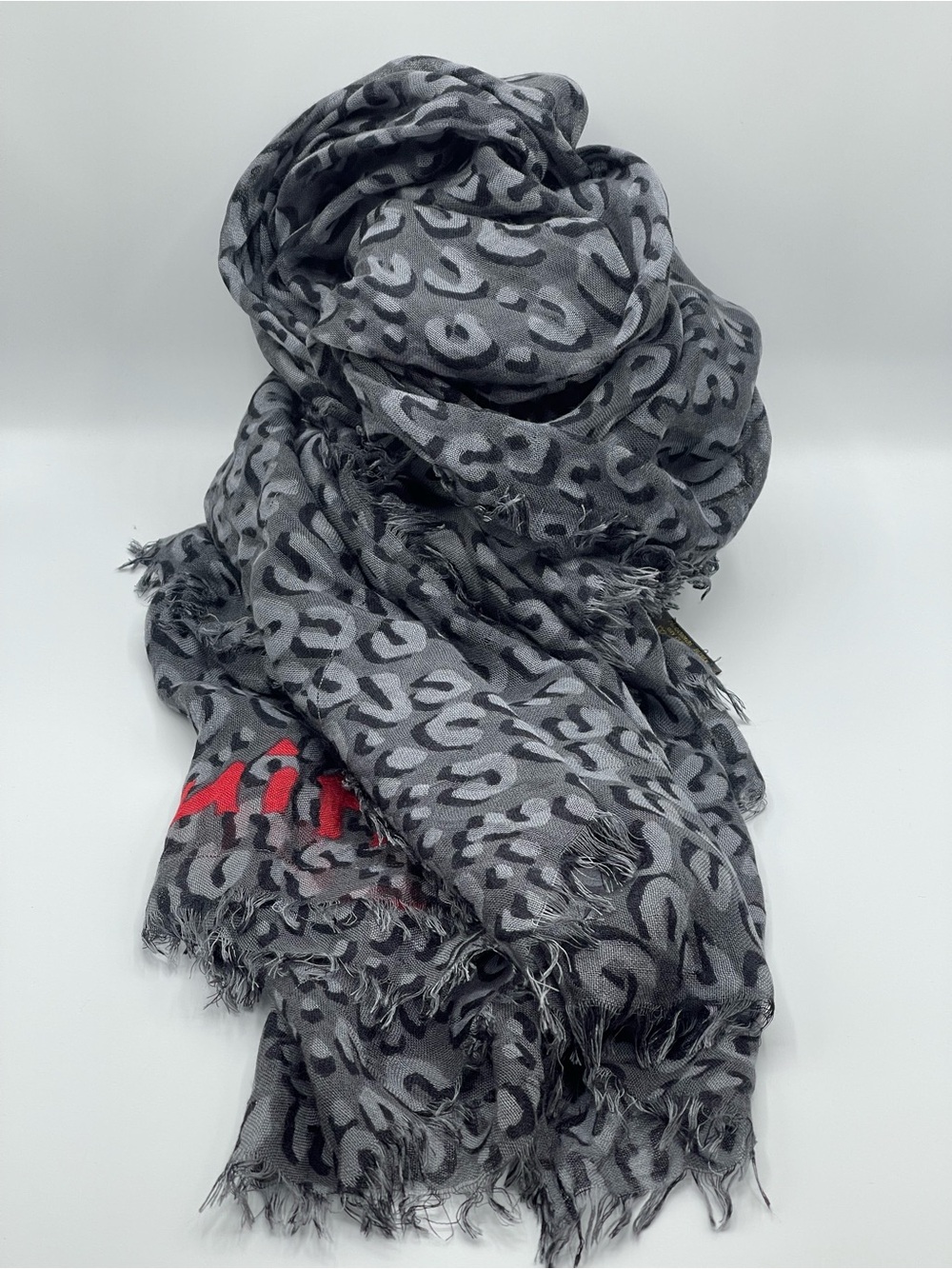 Louis Vuitton x Stephen Sprouse Graffiti Leopard Scarf Stole Wrap Rare